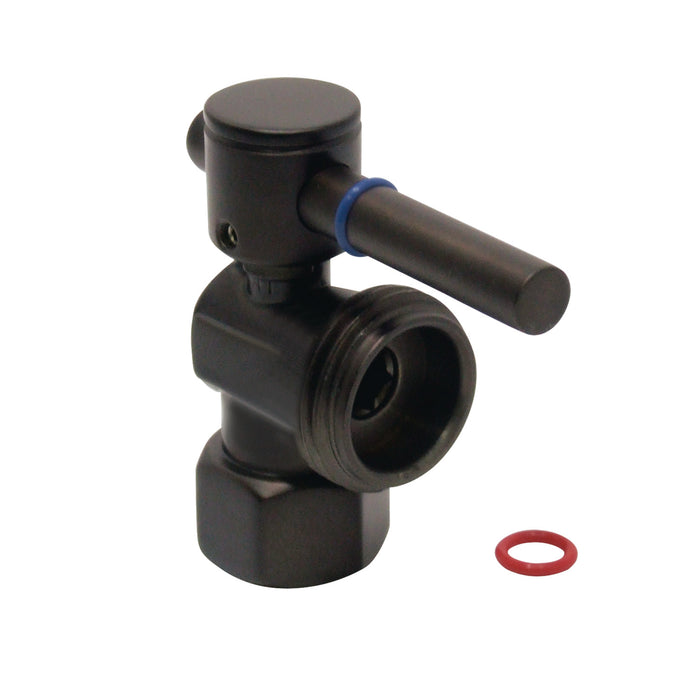 Fauceture CC13005DL 1/2-Inch FIP x 3/4-Inch Hose Thread Quarter-Turn Angle Stop Valve, Oil Rubbed Bronze