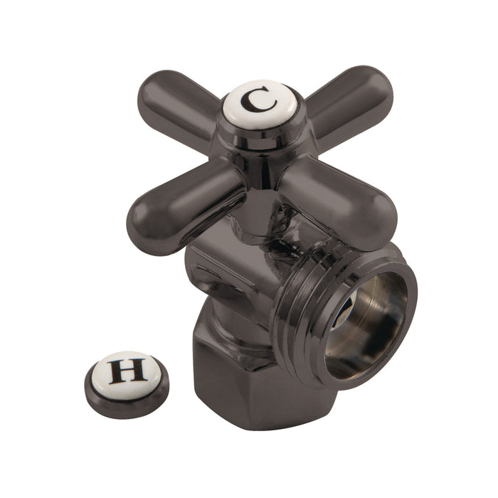 Vintage CC13005X 1/2-Inch FIP x 3/4-Inch Hose Thread Quarter-Turn Angle Stop Valve, Oil Rubbed Bronze