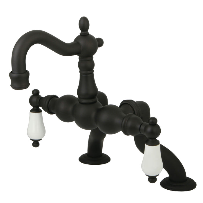 Vintage CC2005T5 Two-Handle 2-Hole Deck Mount Clawfoot Tub Faucet, Oil Rubbed Bronze