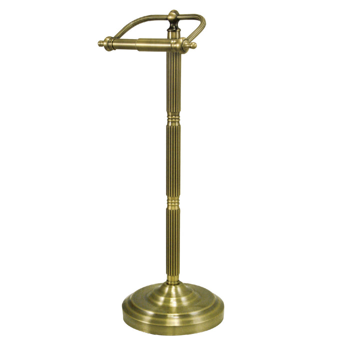 Georgian Freestanding Toilet Paper Holder Antique Brass - Kingston Brass