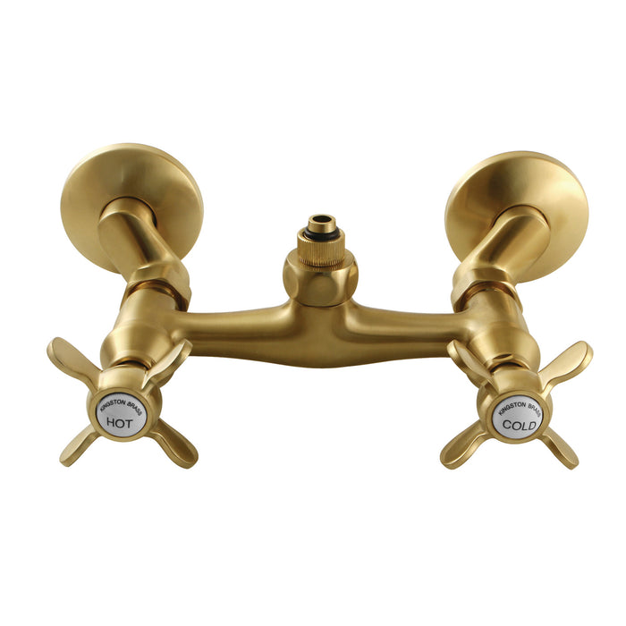 Essex CC2137BEX Wall-Mount Tub Filler Faucet with Riser Adapter, Brushed Brass