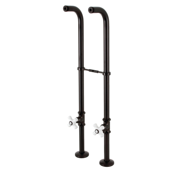Kingston CC266S5PX Freestanding Supply Line with Stop Valve, Oil Rubbed Bronze