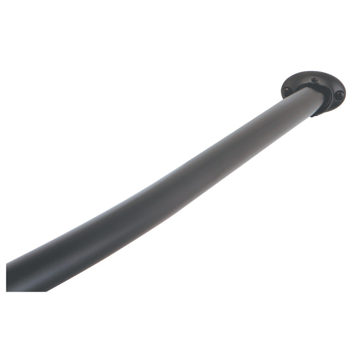 Edenscape CC3175 47-Inch to 60-Inch Adjustable Curved Shower Curtain Rod, Oil Rubbed Bronze