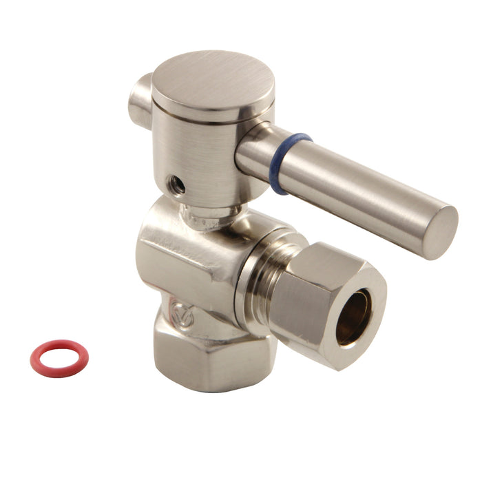 Kingston Sona CC33108DL - Concord 3/8-Inch FIP x 3/8-Inch O.D. Comp Quarter-Turn Angle Shut-Off Valve, Brushed Nickel
