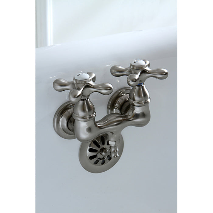 Vintage CC37T8 Two-Handle 2-Hole Tub Wall Mount Tub Faucet, Brushed Nickel