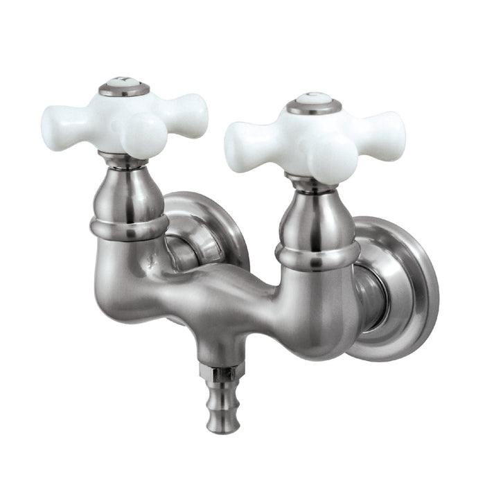 Vintage CC39T8 Two-Handle 2-Hole Tub Wall Mount Tub Faucet, Brushed Nickel