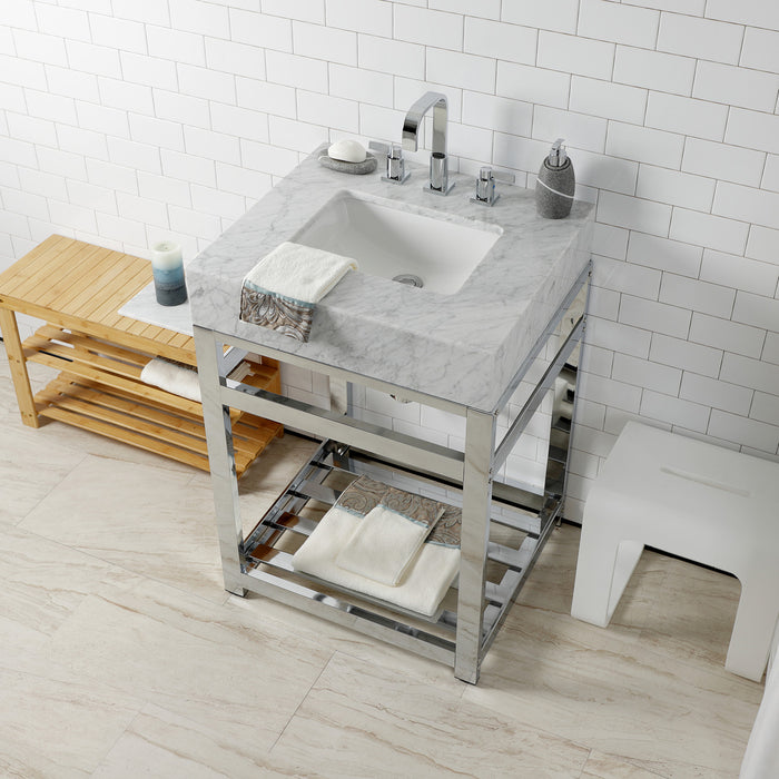 Trimscape CC43101DLLKB30 Modern Plumbing Sink Trim Kit with Bottle Trap, Polished Chrome