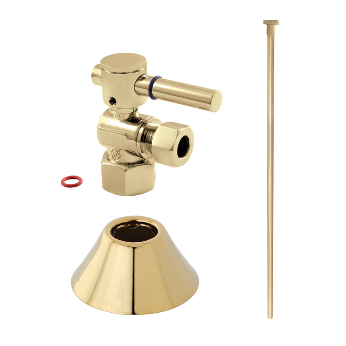 Trimscape CC43102DLTKF20 Contemporary Plumbing Toilet Trim Kit, Polished Brass