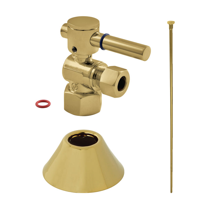 Trimscape CC43107DLTKF20 Contemporary Plumbing Toilet Trim Kit, Brushed Brass