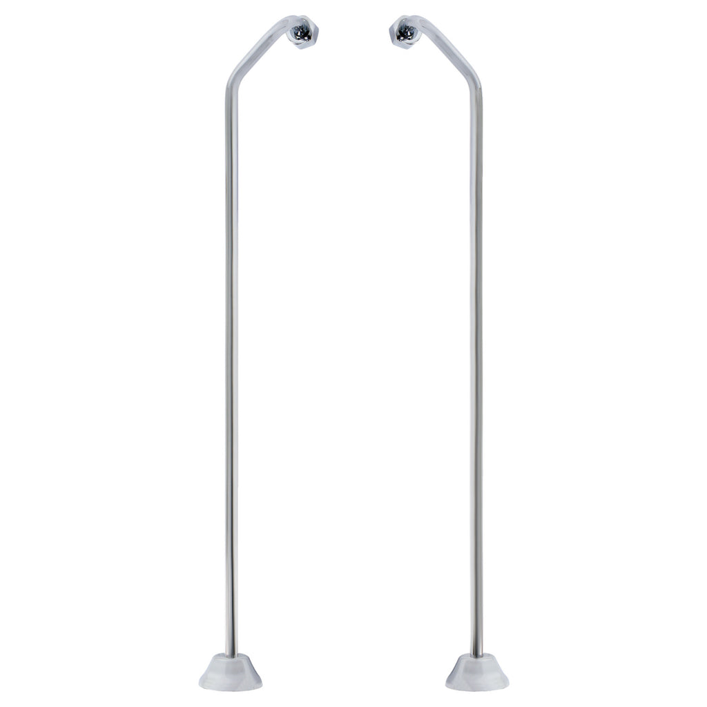 KINGSTON Brass Vintage CC471 Double Offset Bath Supply, Polished