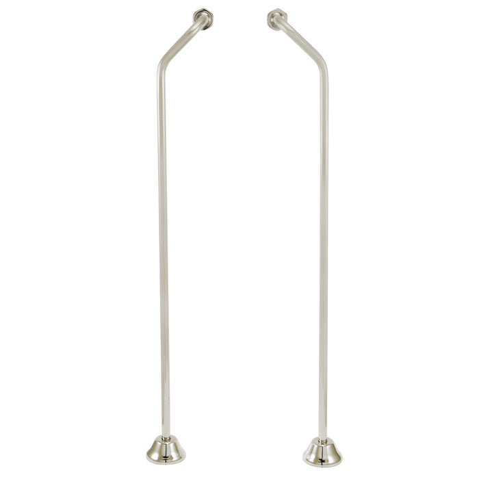 Vintage CC476 Double Offset Bath Supply, Polished Nickel