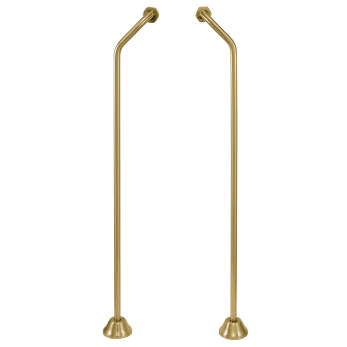 Vintage CC477 Double Offset Bath Supply, Brushed Brass