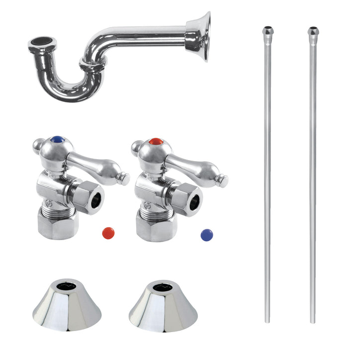 Trimscape CC53301LKB30 Traditional Plumbing Sink Trim Kit with P-Trap, Polished Chrome