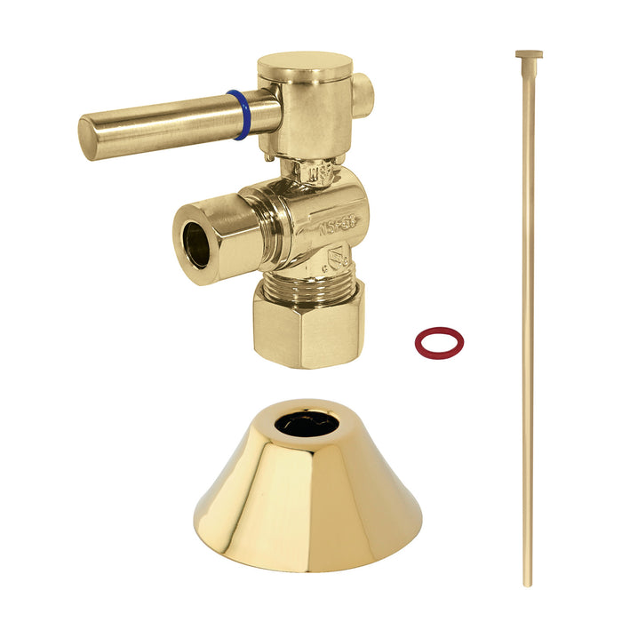Trimscape CC53302DLTKF20 Contemporary Plumbing Toilet Trim Kit, Polished Brass