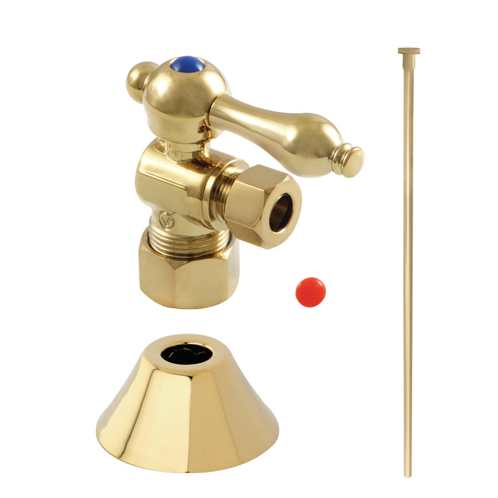 Trimscape CC53302TKF20 Traditional Plumbing Toilet Trim Kit, Polished Brass