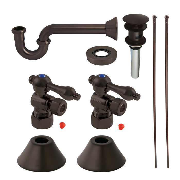 Trimscape CC53305VOKB30 Traditional Plumbing Sink Trim Kit with P-Trap and Overflow Drain, Oil Rubbed Bronze