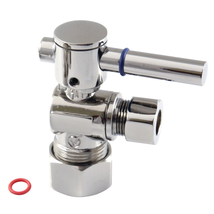 Kingston Sona CC53306DL - Concord 5/8-Inch O.D. Comp x 3/8-Inch O.D. Comp Quarter-Turn Angle Shut-Off Valve, Polished Nickel