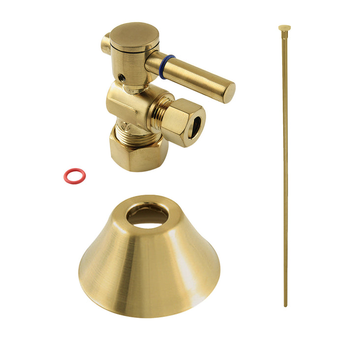 Trimscape CC53307DLTKF20 Contemporary Plumbing Toilet Trim Kit, Brushed Brass
