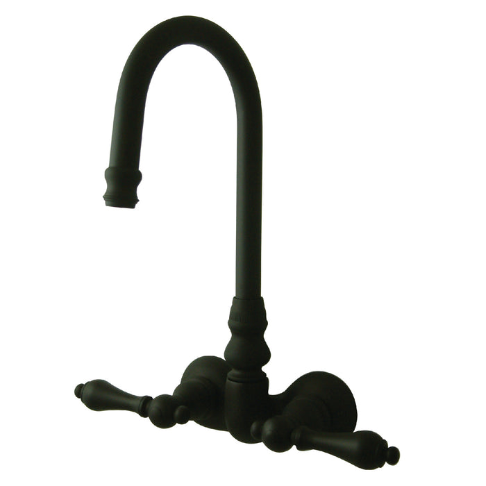 Vintage CC71T5 Two-Handle 2-Hole Tub Wall Mount Clawfoot Tub Faucet, Oil Rubbed Bronze
