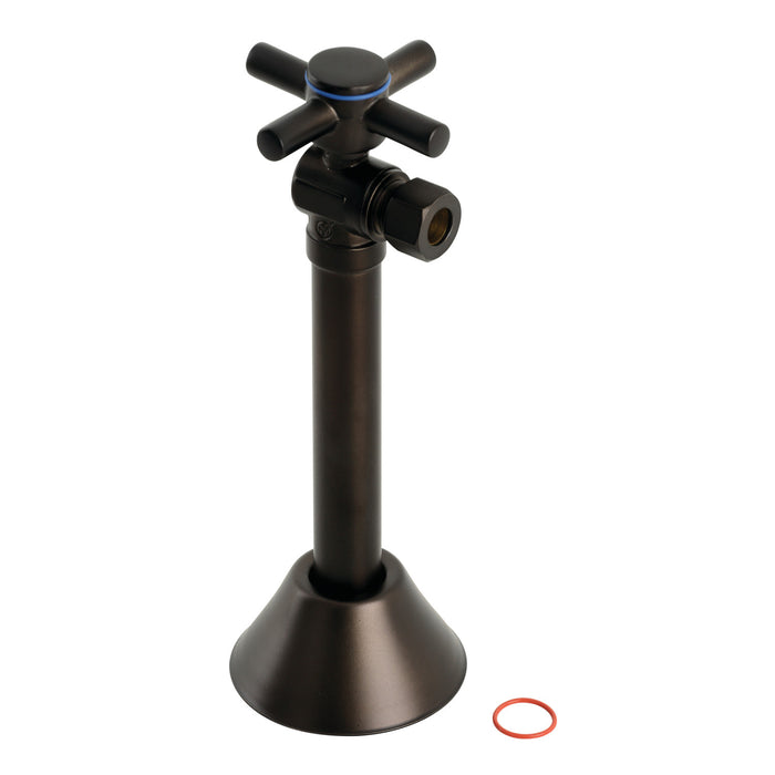 Kingston Sona CC83205DX - Concord 1/2-Inch Sweat x 3/8-Inch O.D. Comp Angle Shut-Off Valve with 5-Inch Extension, Oil Rubbed Bronze