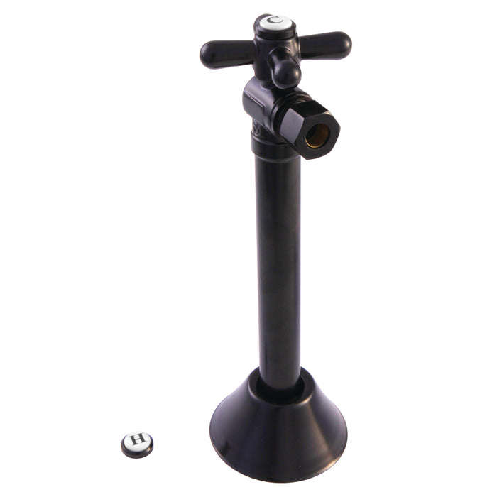 Vintage CC83205X 1/2-Inch Sweat x 3/8-Inch OD Comp Quarter-Turn Angle Stop Valve, Oil Rubbed Bronze