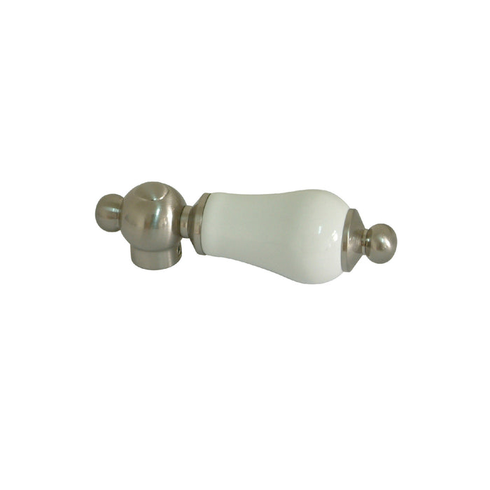 Vintage CCCL8 Porcelain Lever Handle, Brushed Nickel