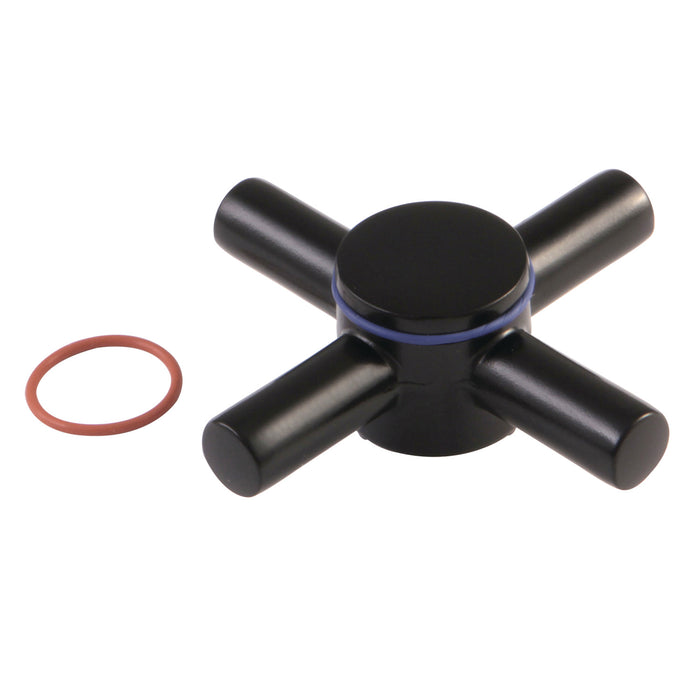 Kingston Concord CCDVDXH0 Brass Cross Handle, Matte Black