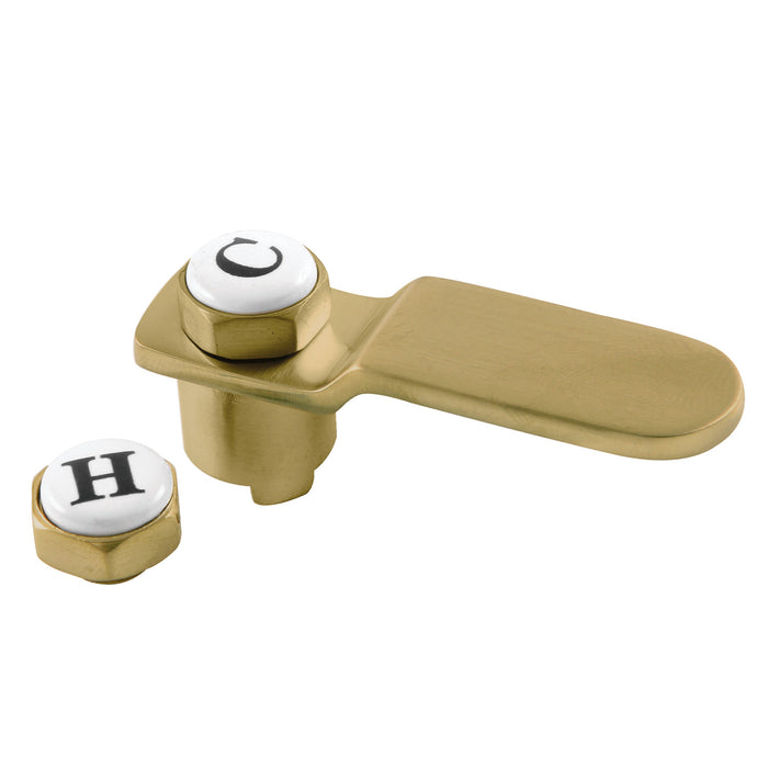 Kingston Whitaker CCDVKLLH7 Brass Lever Handle, Brushed Brass