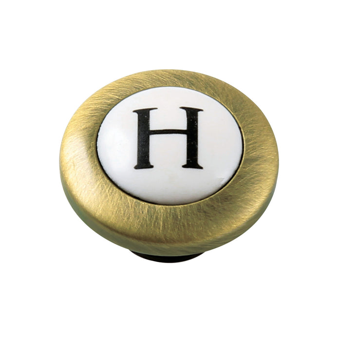 CCHICX3H Hot Handle Index Button, Antique Brass