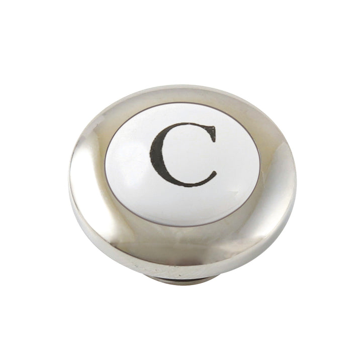 CCHICX6C Cold Handle Index Button, Polished Nickel