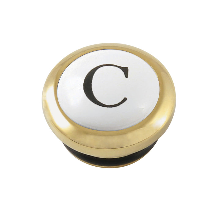 Kingston CCHIMX2CSC Cold Handle Index Button, Polished Brass