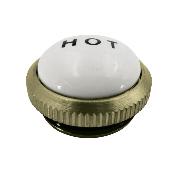 Kingston CCHIMX3H Hot Handle Index Button, Antique Brass