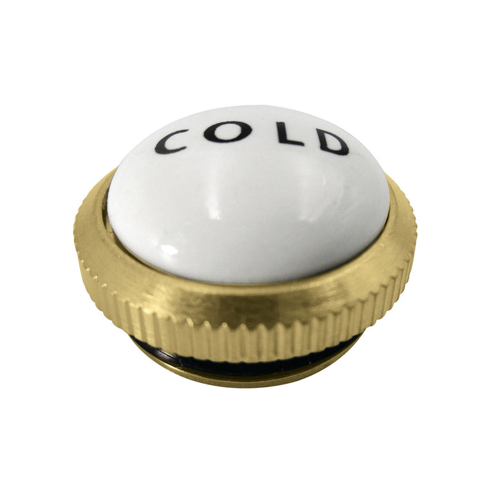 CCHIMX7C Cold Handle Index Button, Brushed Brass