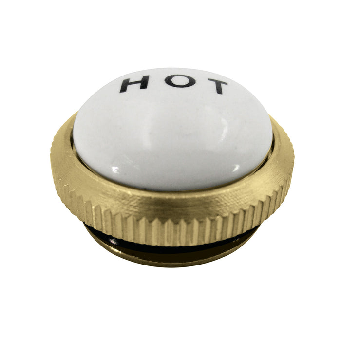 CCHIMX7H Hot Handle Index Button, Brushed Brass