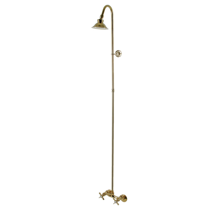 Essex CCK2132BEX Shower Combo, Polished Brass