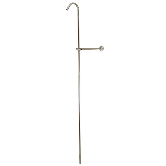 Vintage CCR608 Shower Riser and Wall Support, Brushed Nickel