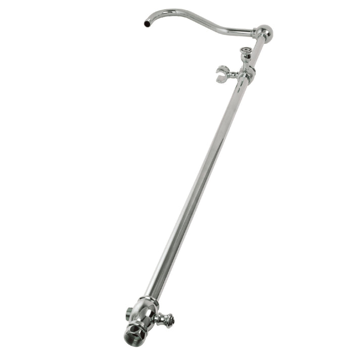 Vintage CCR6121 60-Inch Add-On Shower with 12-Inch Shower Arm, Polished Chrome
