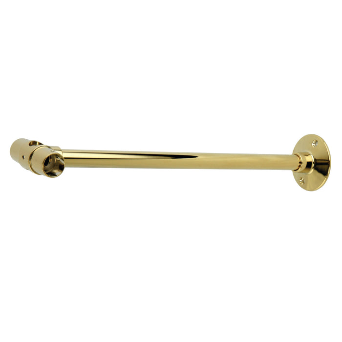 Vintage CCS122 12-Inch Wall Support, Polished Brass