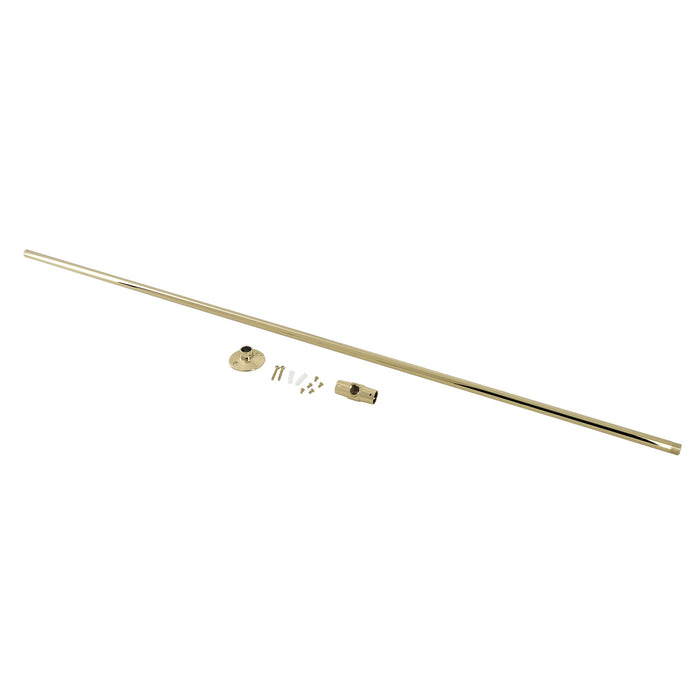 Vintage CCS482T 48-Inch Ceiling Support, Polished Brass