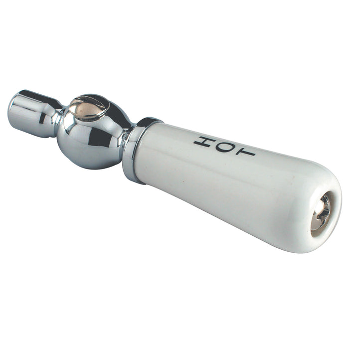 Kingston CWPKPLCHH Porcelain Lever Handle (Hot Side), Polished Chrome