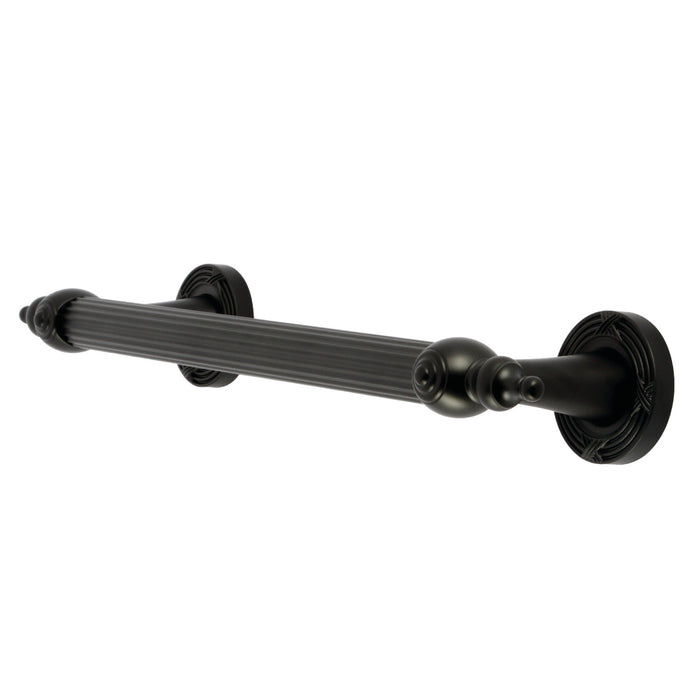 Kingston Sona DR710120 - Templeton 12-Inch x 1-Inch O.D. Brass Decorative Grab Bar, Matte Black
