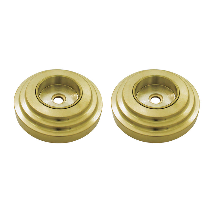 Kingston Sona DRF214127 - Milano 1-1/4-Inch Brass Grab Bar Flange (1 Pair), Brushed Brass