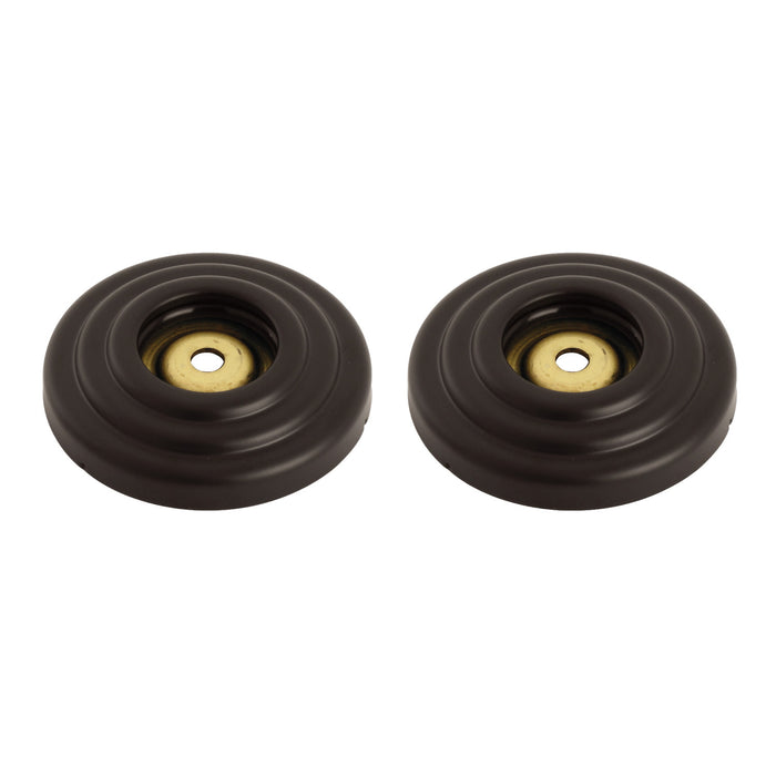 Kingston Heirloom DRF314125 - Restoration 1-1/4-Inch Brass Grab Bar Flange (1 Pair), Oil Rubbed Bronze