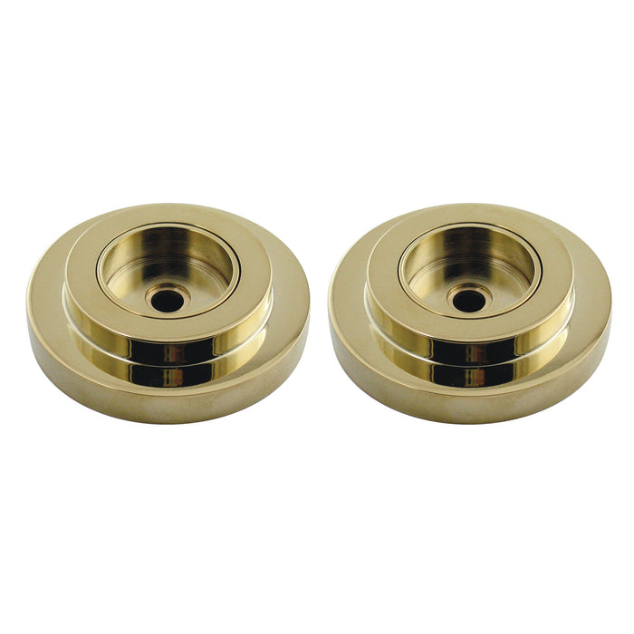 Kingston Sona DRF414122 - Manhattan 1-1/4-Inch Brass Grab Bar Flange (1 Pair), Polished Brass