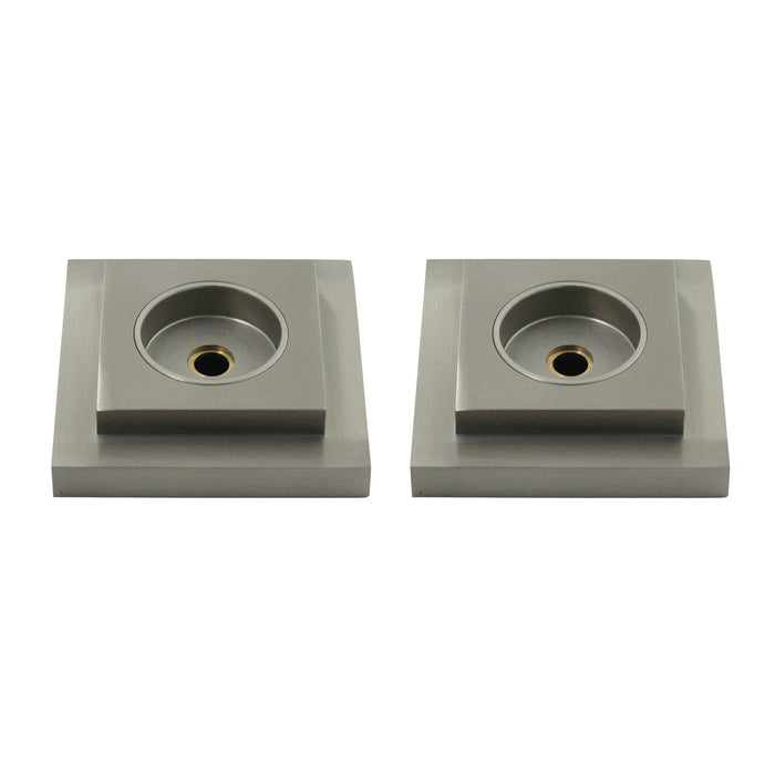 Kingston Sona DRF614128 - Claremont 1-1/4-Inch Brass Grab Bar Flange (1 Pair), Brushed Nickel