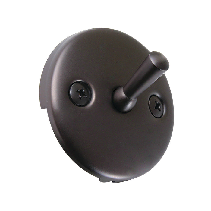 Made To Match DTL105 Round Bathtub Overflow Plate with Trip Lever, Oil Rubbed Bronze