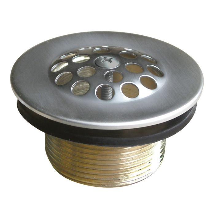 Made To Match DTL208 Brass Tub Strainer Drain, Brushed Nickel