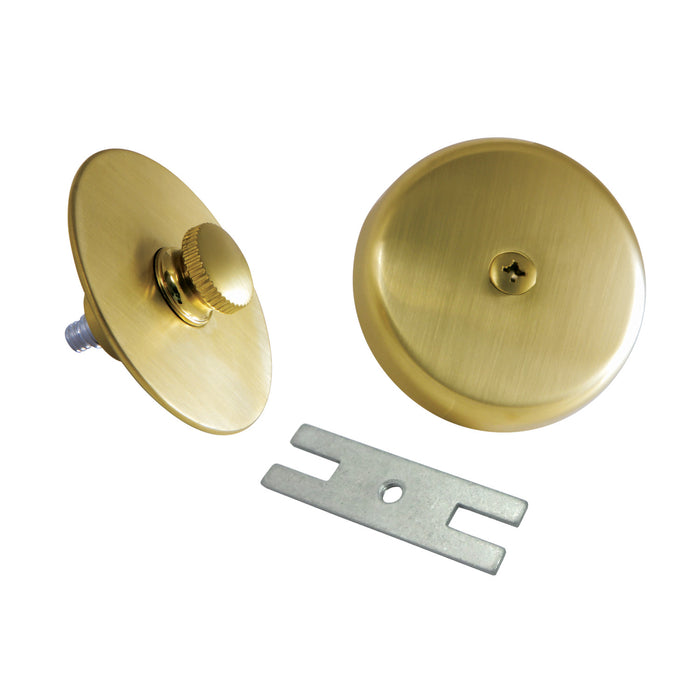 Trimscape DTL5303A7 Zinc Alloy Lift and Turn Tub Drain Replacement Trim Kit, Brushed Brass