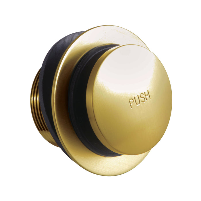 Made To Match DTT207 Brass Toe Touch Tub Drain, Brushed Brass
