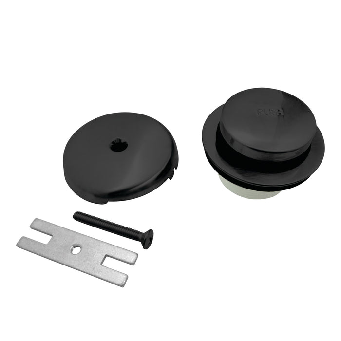 Trimscape DTT5302A0 Zinc Alloy Toe Touch Tub Drain Conversion Kit, Matte Black
